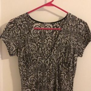 Laquette V-neck s/s print top from Anthropologie